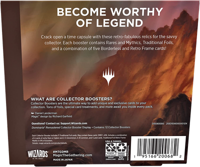 Magic the Gathering: Dominaria Remastered - Collector Booster Packs, Boxes & Cases