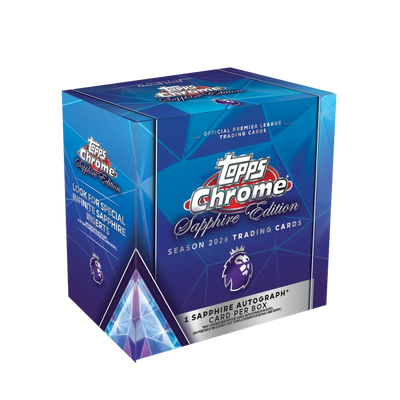 2026 Topps Chrome Premier League EPL Soccer Sapphire Edition Box