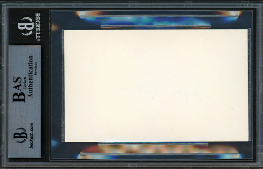 Byron Nelson Autographed 3x5 Index Card Beckett BAS #13021005