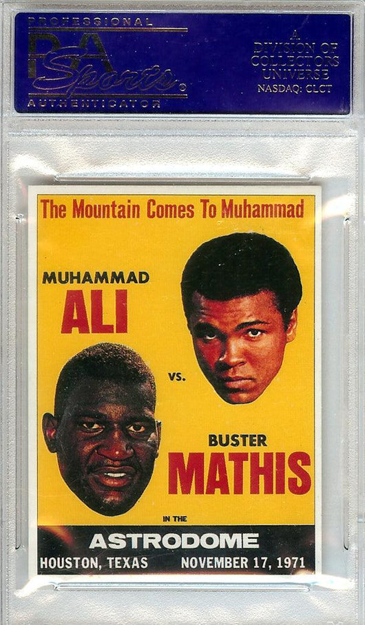 Muhammad Ali Autographed 1993 Sporting Profiles Card #22 Gem Mint 10 PSA/DNA #81969849