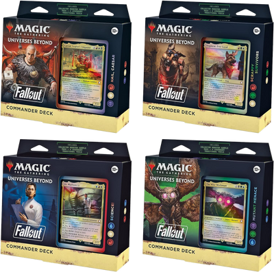 Magic the Gathering: Fallout Commander Decks & Cases