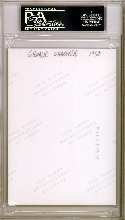 George Genevese Autographed 3.5x5 Photo Washington Senators PSA/DNA #83964095