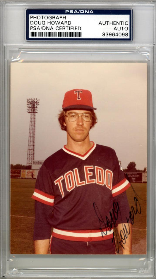 Doug Howard Autographed 3.5x5 Photo California Angels PSA/DNA #83964098
