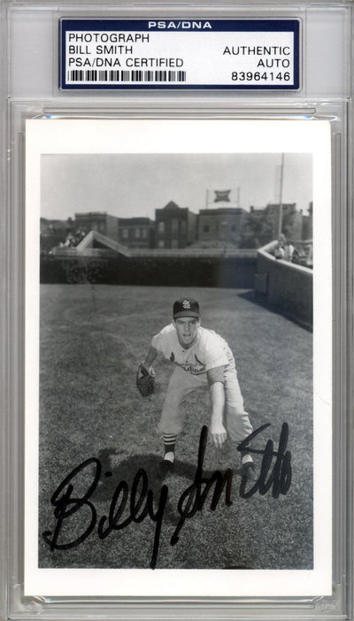 Billy G. Smith Autographed 3.5x5.5 Photo St. Louis Cardinals PSA/DNA #83964146