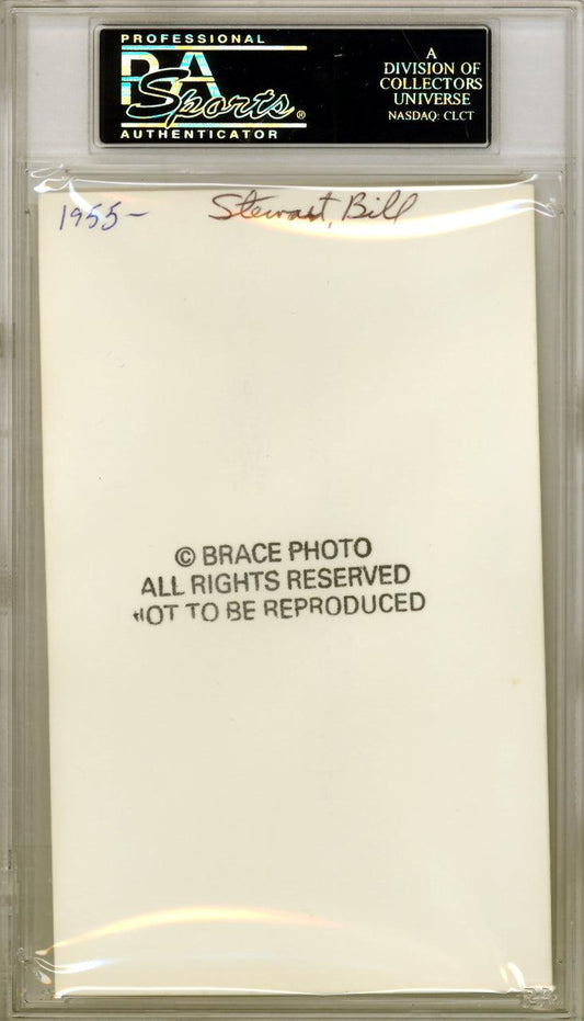 Bill Stewart Autographed 3.5x5.5 Photo Kansas City A's PSA/DNA #83964178