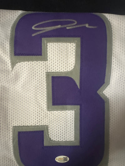 Jordan Addison Signed Minnesota Alternate White Football Jersey (JSA)