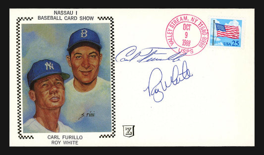 Carl Furillo & Roy White Autographed First Day Cover SKU #196894