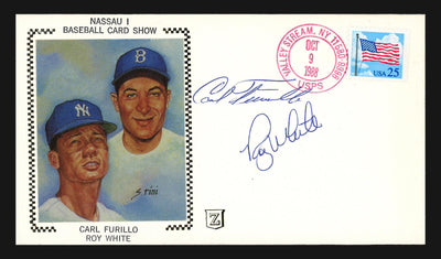 Carl Furillo & Roy White Autographed First Day Cover SKU #196894