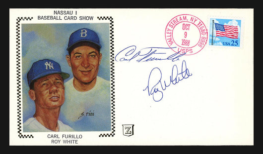 Carl Furillo & Roy White Autographed First Day Cover SKU #196894