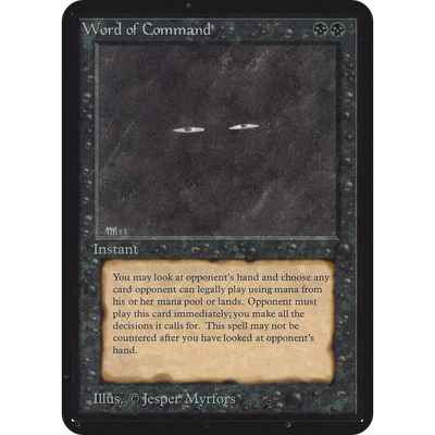 Word of Command [Limited Edition Alpha]