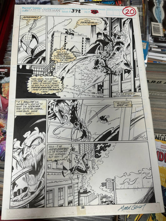 Amazing Spider-Man #378 Pg 16 Original Comic Art