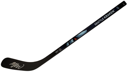 Morgan Geekie Autographed Blue Inglasco 24" Mini Hockey Stick Seattle Kraken Fanatics Holo Stock #197086
