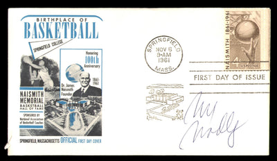 Bill Bradley Autographed 1961 First Day Cover New York Knicks