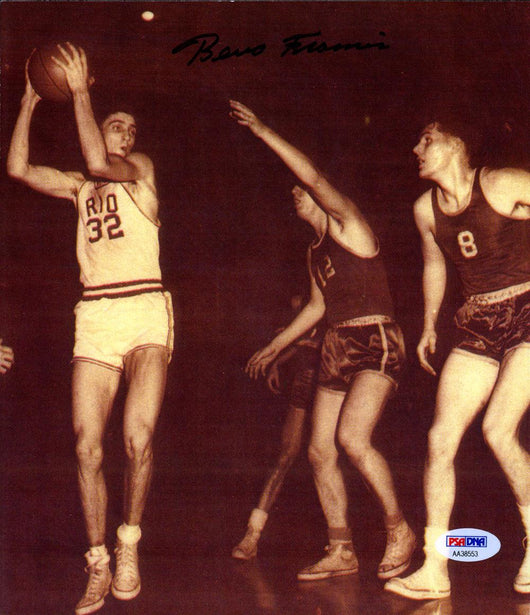 Bevo Francis Autographed 8x9.5 Photo Rio Grande College Red Storm PSA/DNA #AA38553
