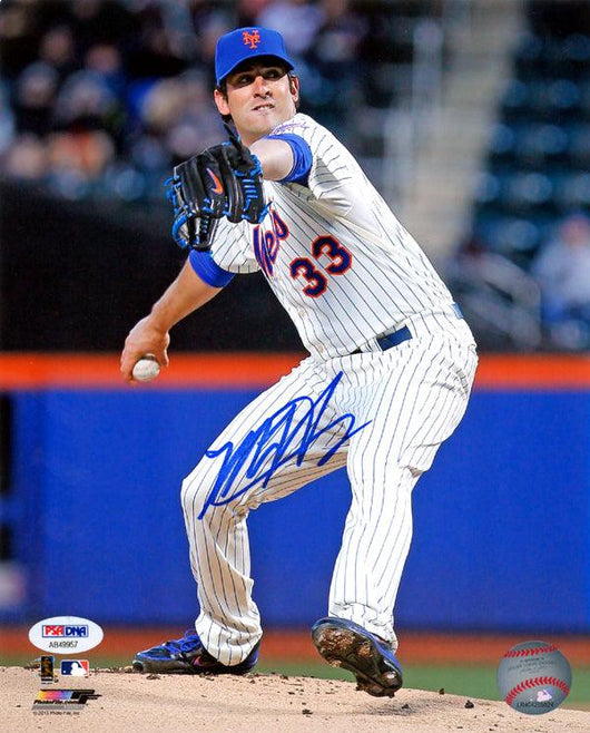Matt Harvey Autographed 8x10 Photo New York Mets PSA/DNA #AB49957