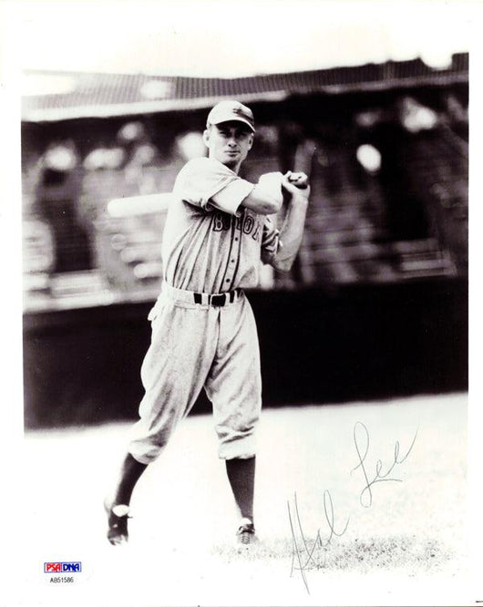 Hal Lee Autographed 8x10 Photo Boston Braves PSA/DNA #AB51586