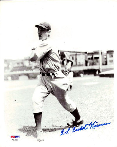 Elmer "Butch" Nieman Autographed 8x10 Photo Boston Braves PSA/DNA #AB51595