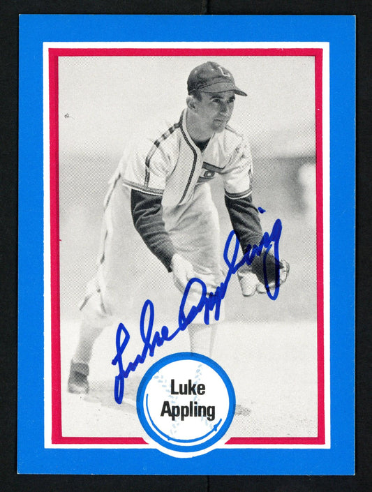 Luke Appling Autographed 1976 Shakey's Pizza Card #95 Chicago White Sox SKU #151960