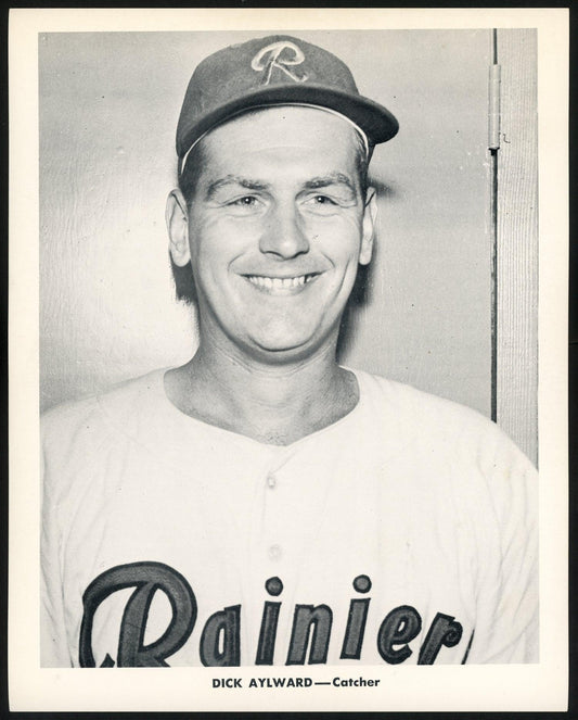 Dick Aylward 1956-59 Seattle Rainiers Popcorn 8x10 Premium Card SKU #151532