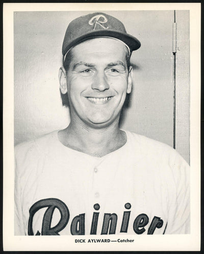 Dick Aylward 1956-59 Seattle Rainiers Popcorn 8x10 Premium Card SKU #151532