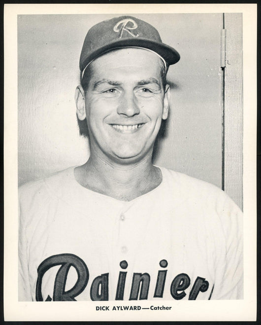 Dick Aylward 1956-59 Seattle Rainiers Popcorn 8x10 Premium Card SKU #151532