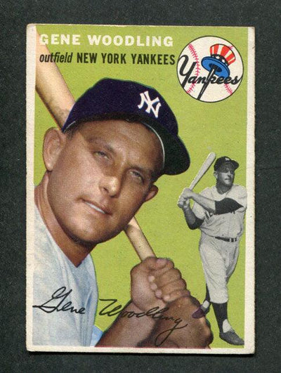 1954 Topps #101 Gene Woodling New York Yankees  Baseball Card
