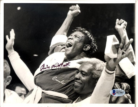 Emile Griffith Autographed 7x9 Photo Beckett BAS #B27887