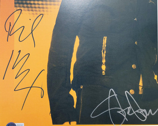 Billy Idol & Steve Stevens Autographed 11x17 Poster Beckett BAS Stock #209069