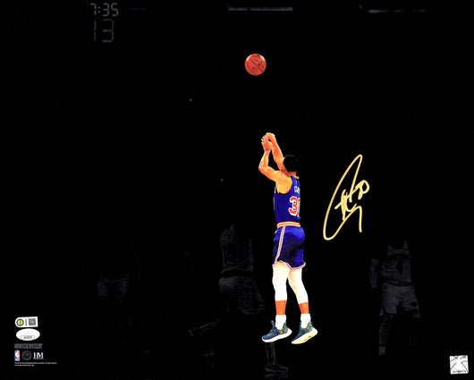 Stephen Curry Autographed 16x20 Photo Golden State Warriors Spotlight JSA