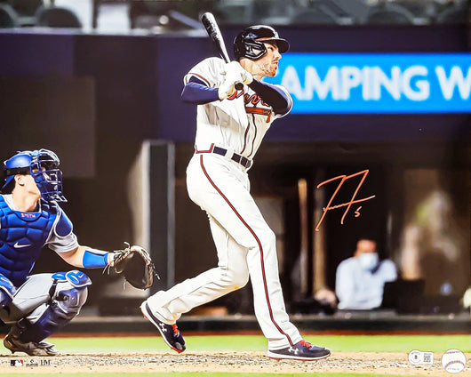 Freddie Freeman Autographed 16x20 Photo Atlanta Braves Beckett BAS QR Stock #209157