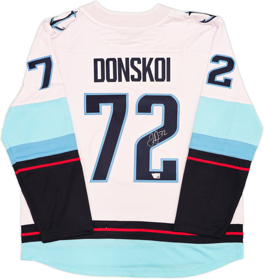 Seattle Kraken Joonas Donskoi Autographed White Fanatics Breakaway Jersey Size XL Fanatics Holo