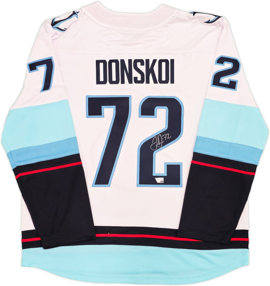 Seattle Kraken Joonas Donskoi Autographed White Fanatics Breakaway Jersey Size XL Fanatics Holo