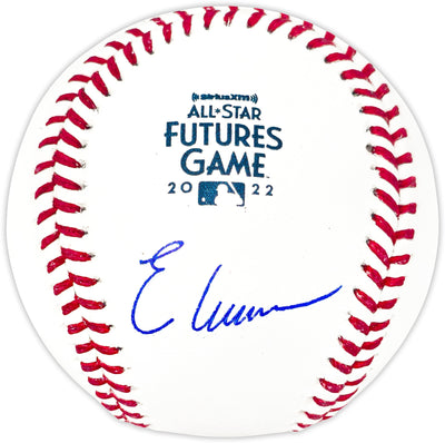 Elly De La Cruz Autographed 2022 Futures Game Logo MLB Baseball Cincinnati Reds Beckett BAS QR Stock #221139
