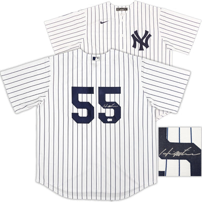 New York Yankees Hideki Matsui Autographed White Nike Jersey Size XL Beckett BAS Witness