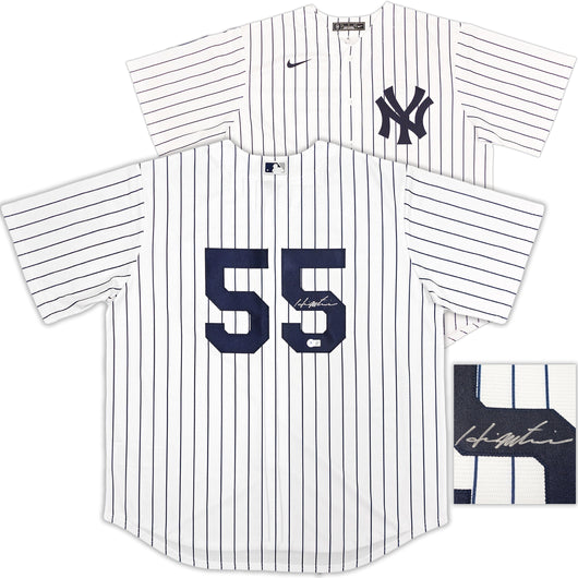 New York Yankees Hideki Matsui Autographed White Nike Jersey Size XL Beckett BAS Witness
