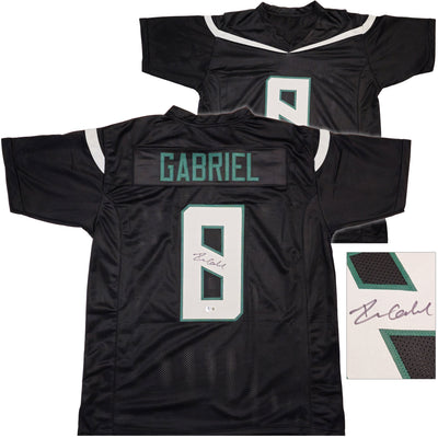 Oregon Ducks Dillon Gabriel Autographed Black Jersey Beckett BAS Witness