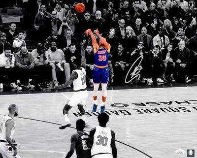 Stephen Curry Autographed 16x20 Photo Golden State Warriors Spotlight Recording Breaking 3 PT Shot JSA