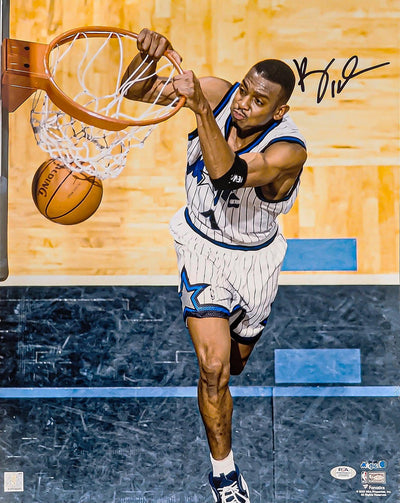 Anfernee "Penny" Hardaway Autographed Framed 16x20 Photo Orlando Magic PSA/DNA Stock #209437