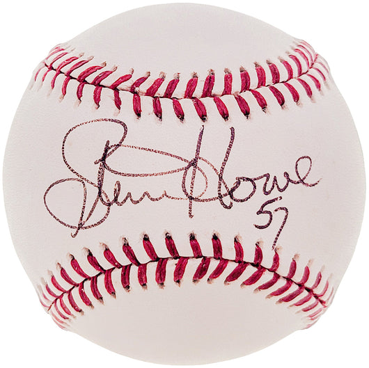 Steve Howe Autographed Official AL Baseball Los Angeles Dodgers, New York Yankees Beckett BAS #BH041922