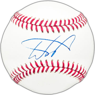 Wander Franco Autographed Official MLB Baseball Tampa Bay Rays Beckett BAS #BK44320