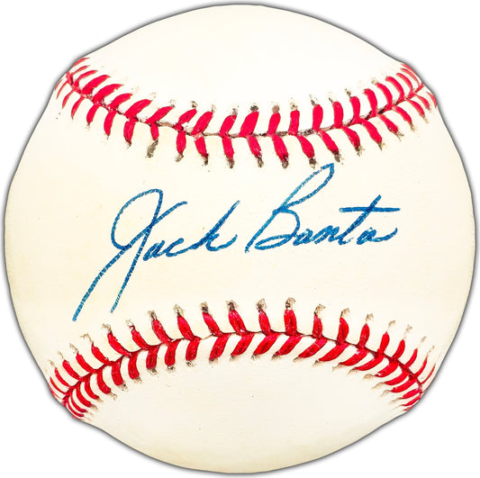 Jack Banta Autographed Official NL Baseball Brooklyn Dodgers Beckett BAS #BK44350