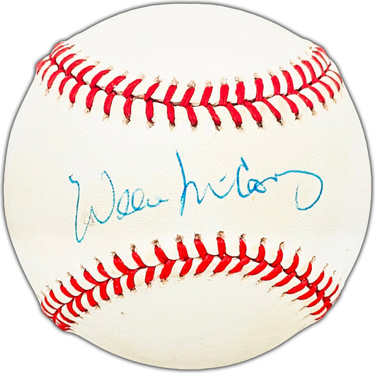 Willie McCovey Autographed Official NL Baseball San Francisco Giants Beckett BAS #BK44450