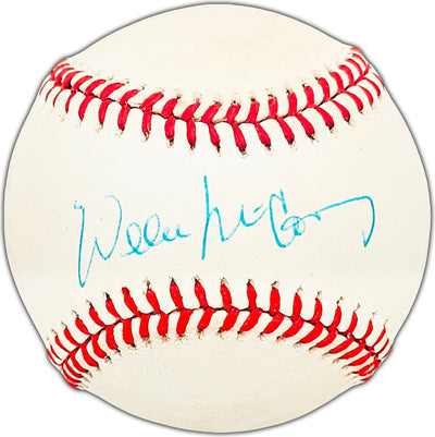 Willie McCovey Autographed Official NL Baseball San Francisco Giants Beckett BAS #BK44453