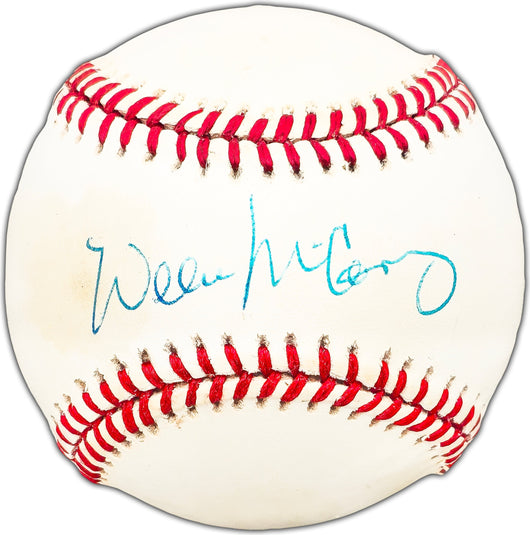 Willie McCovey Autographed Official NL Baseball San Francisco Giants Beckett BAS #BK44456