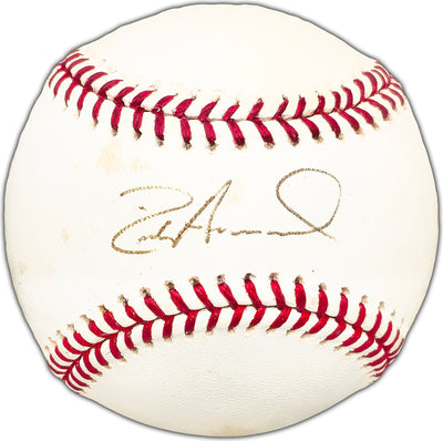Rich Amaral Autographed Official MLB Baseball Seattle Mariners Beckett BAS #BK44523