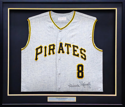 Pittsburgh Pirates Willie Stargell Autographed Framed Grey Authentic Mitchell & Ness Jersey JSA #XX71928