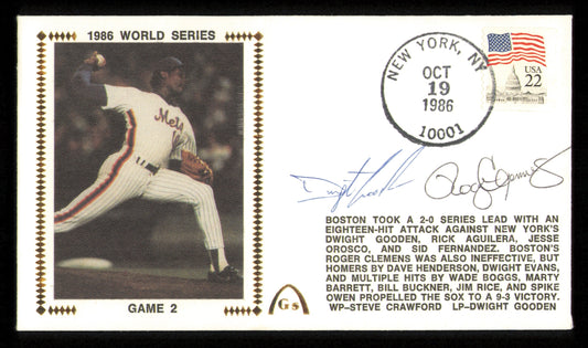 Roger Clemens & Dwight "Doc" Gooden Autographed 1986 First Day Cover
