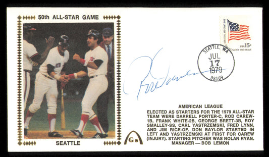 Rod Carew Autographed 1979 First Day Cover California Angels