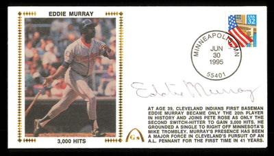 Eddie Murray Autographed 1995 First Day Cover Baltimore Orioles