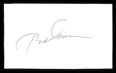 Rod Carew Autographed 3x5 Index Card Minnesota Twins Glued To 3x5 Photo